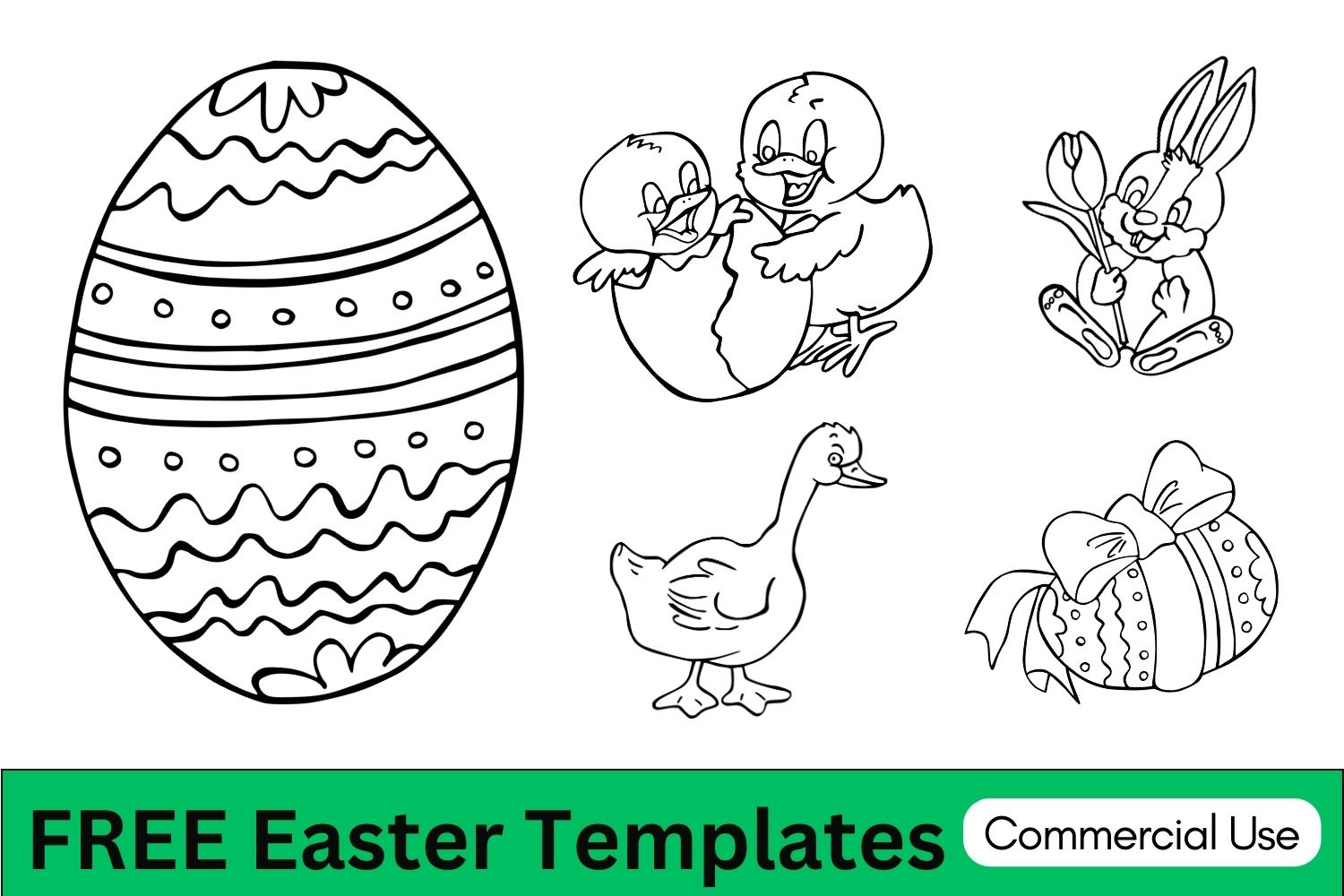 Easter Templates: Free Printables, Stencils, Silhouette regarding Easter Stencil Free