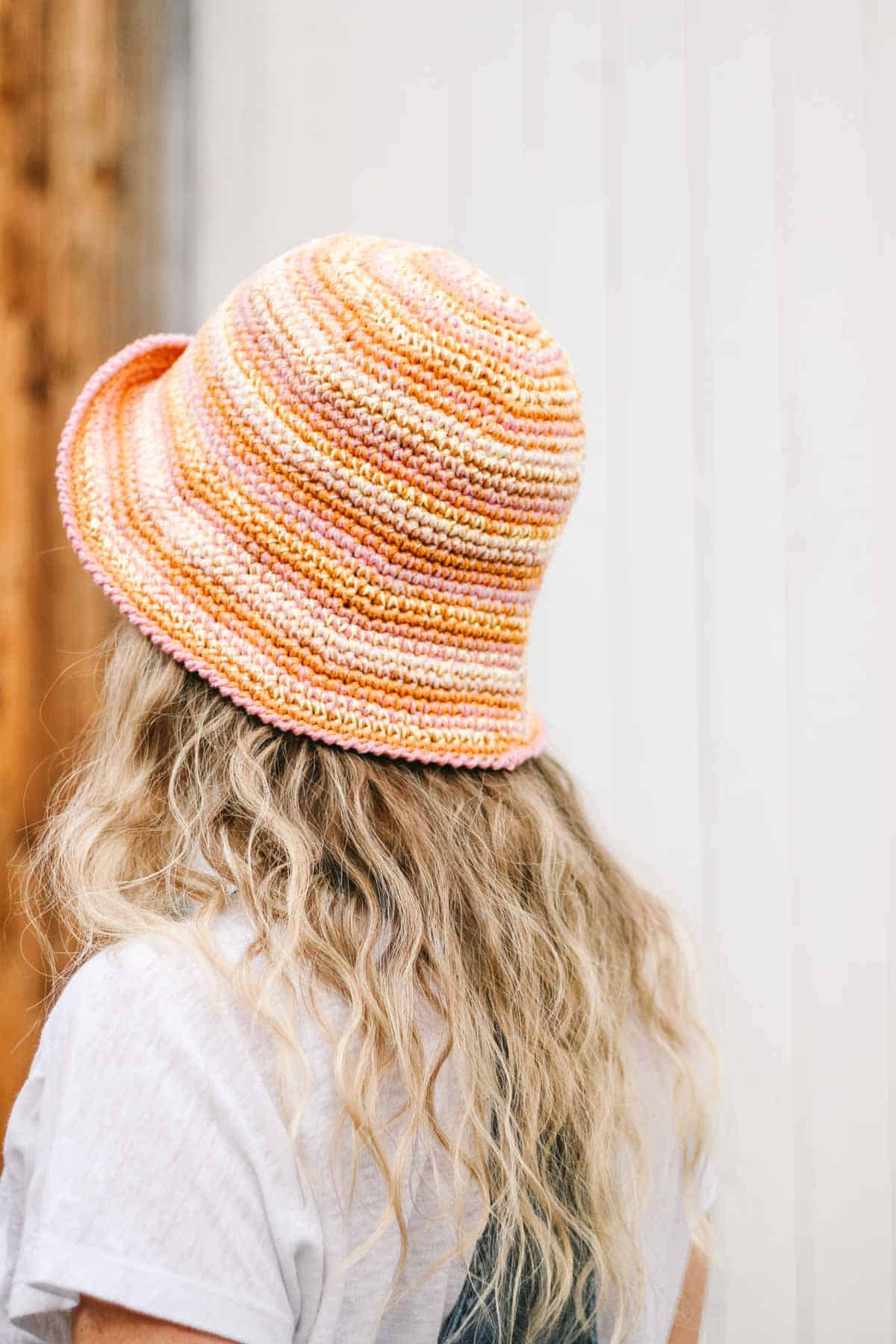 Easy Crochet Bucket Hat Free Pattern | Kids + Adult Sizes with Free Printable Crochet Bucket Hat Pattern