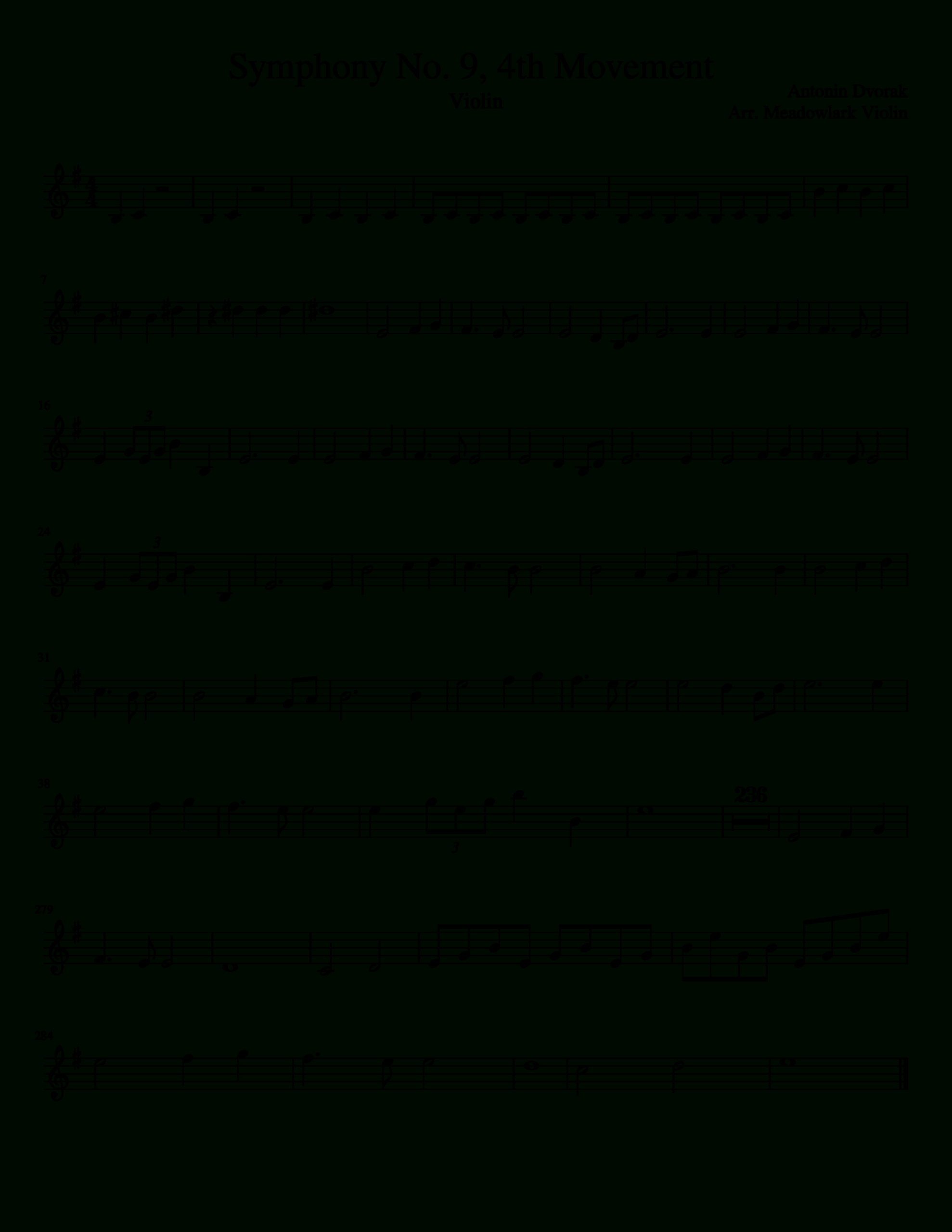 Easy Songs From Classical Music For Violin (Free Sheet Music pertaining to Printable Violin Sheet Music Free