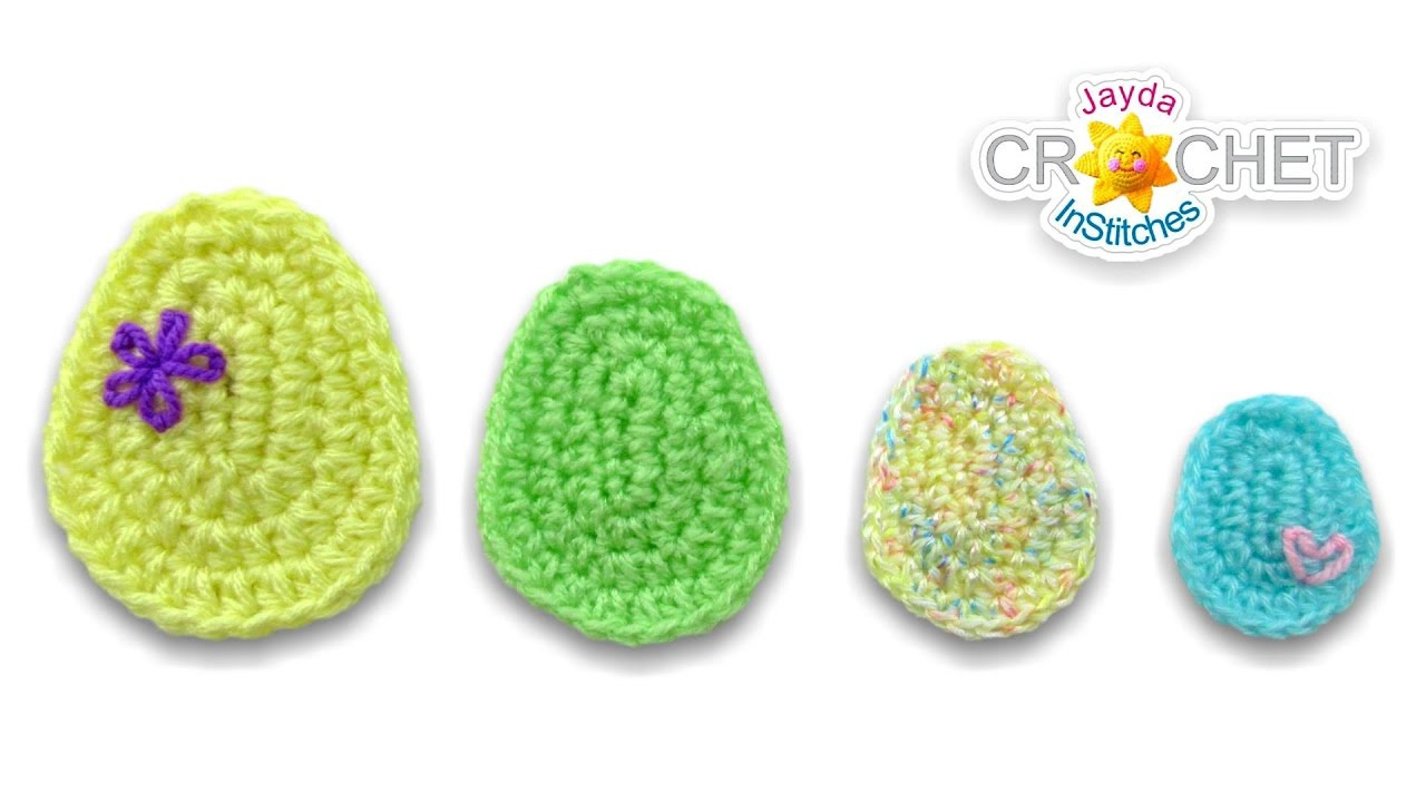Egg Applique Crochet Pattern &amp;amp; Tutorial with regard to Easter Egg Applique Crochet Pattern