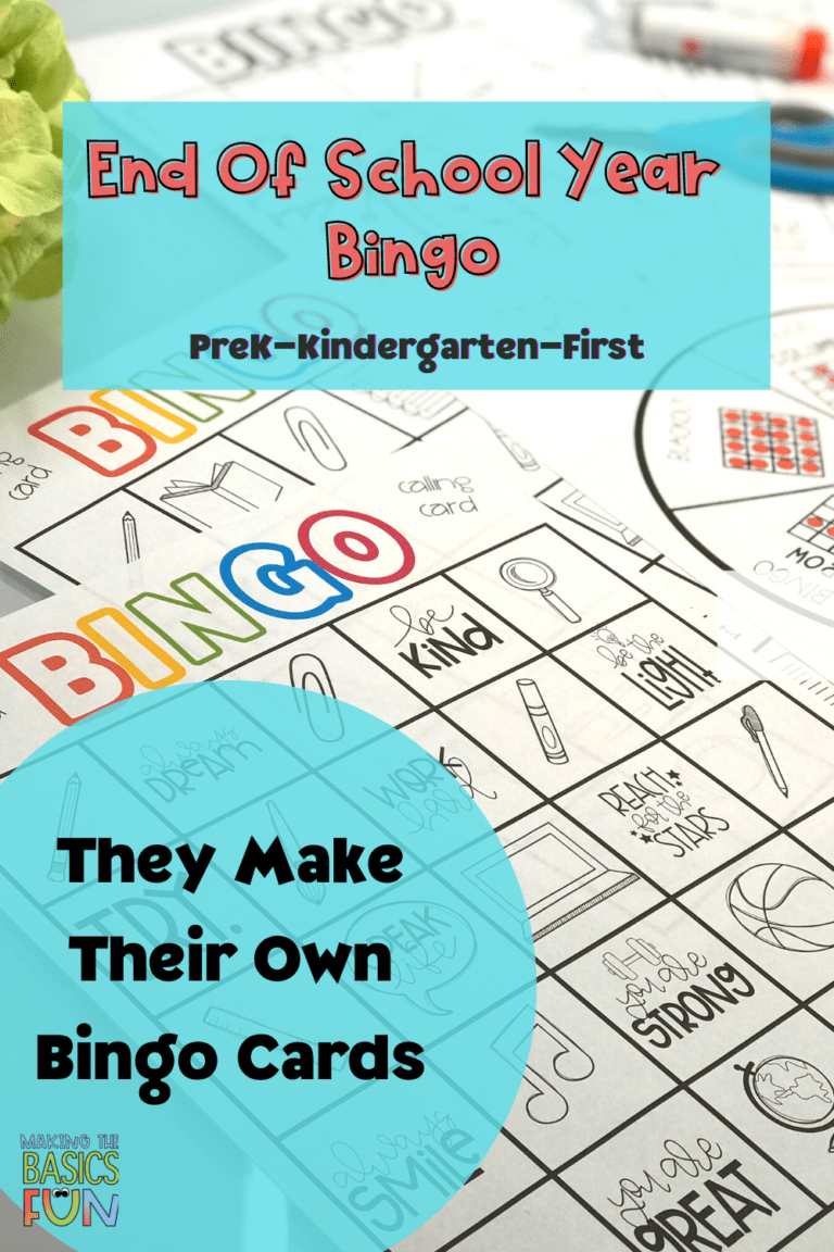 End Of Year Activities To The Rescue | Making The Basics Fun inside End Of The Year Bingo Free Printable