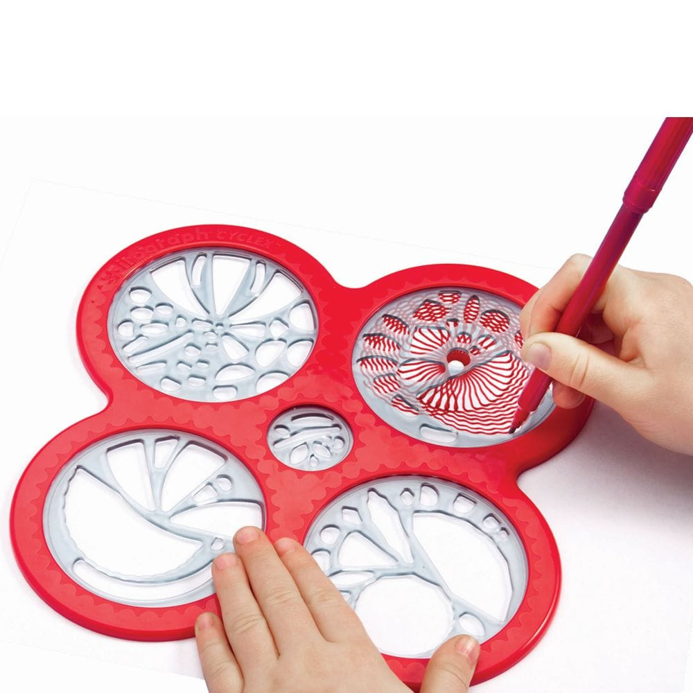 Flair The Original Spirograph Cyclex Spiral Drawing Tool with Stencil Spirograph Tool For Easter Cookies