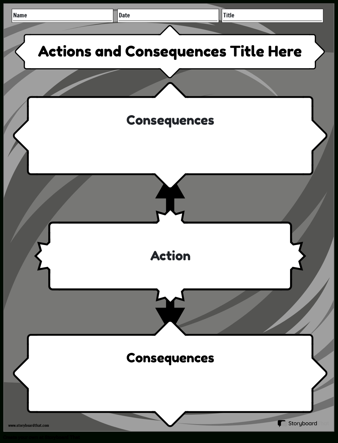Free Actions &amp;amp; Consequences Customizable Worksheets pertaining to Free Printable Actions And Consequences Worksheets