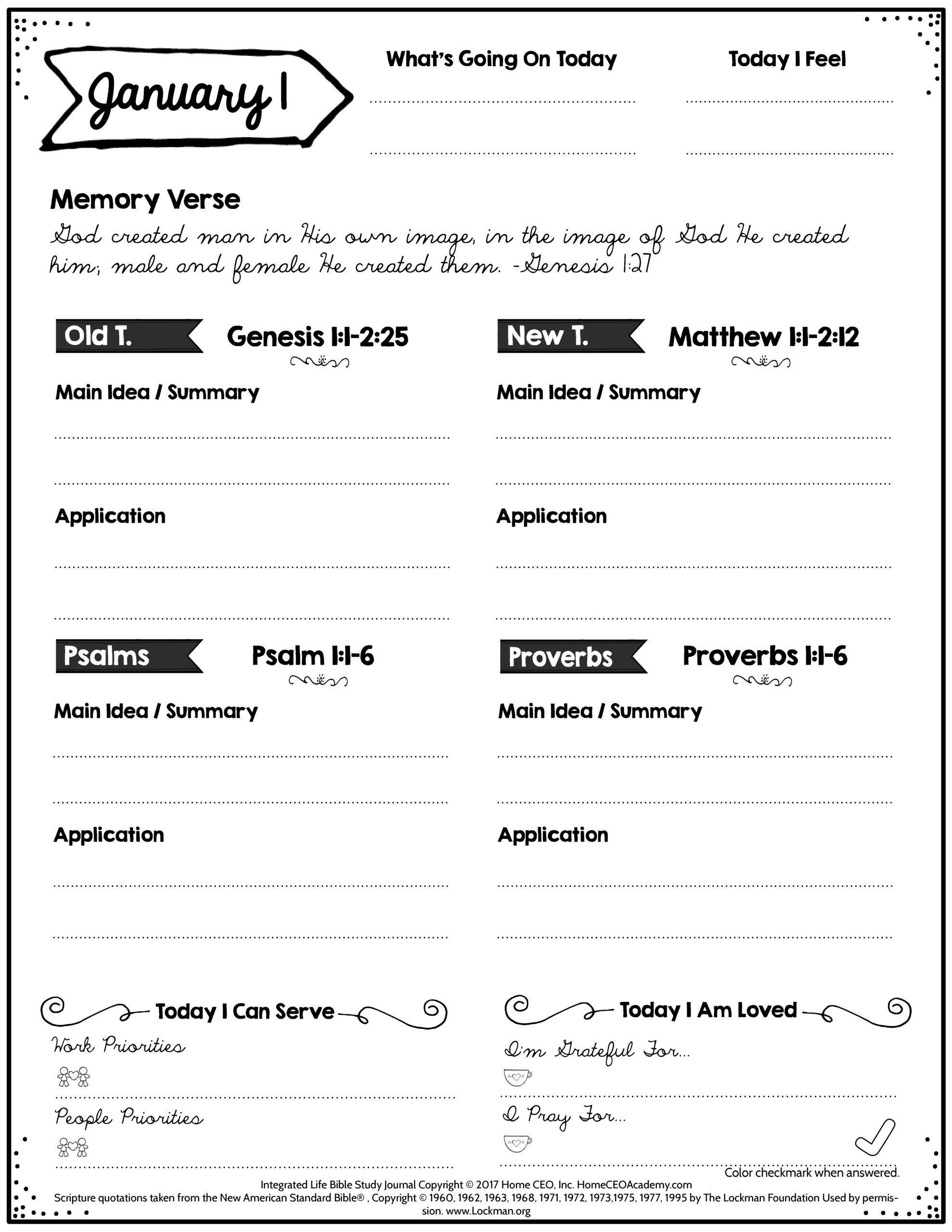 Free Bible Study Printables for Free Bible Study Lessons Printable