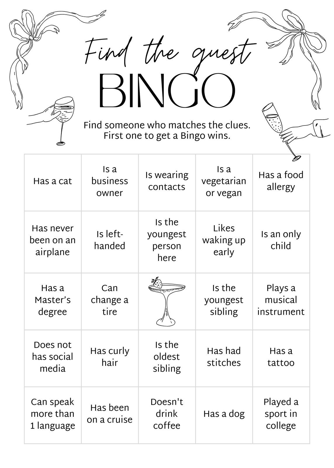 Free Bingo Card Templates To Customize And Print | Canva within Fun Bingo Card Ideas