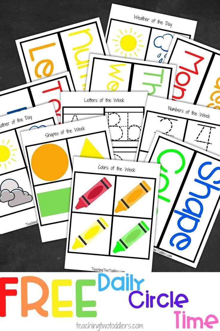 Free Circle Time For Preschool in Circle Time Board Free Printables