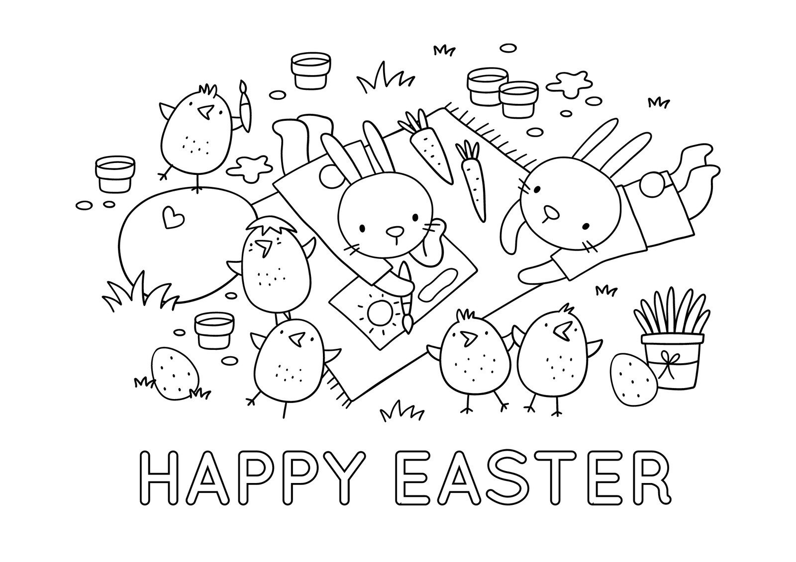 Free Custom Printable Easter Worksheet Templates | Canva in Free Printable For Easter