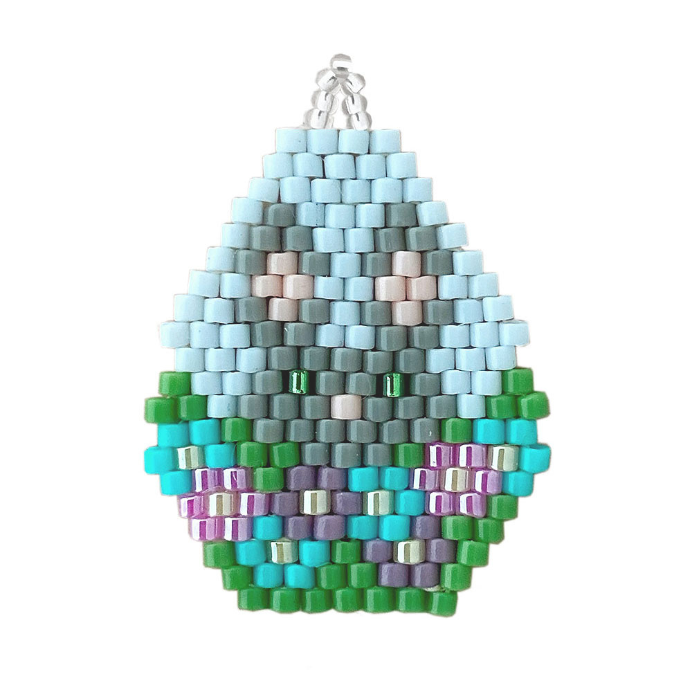 Free Easter Beading Pattern – How To Make Your Own Brick Stitch intended for Free Beaded Easter Egg Patterns