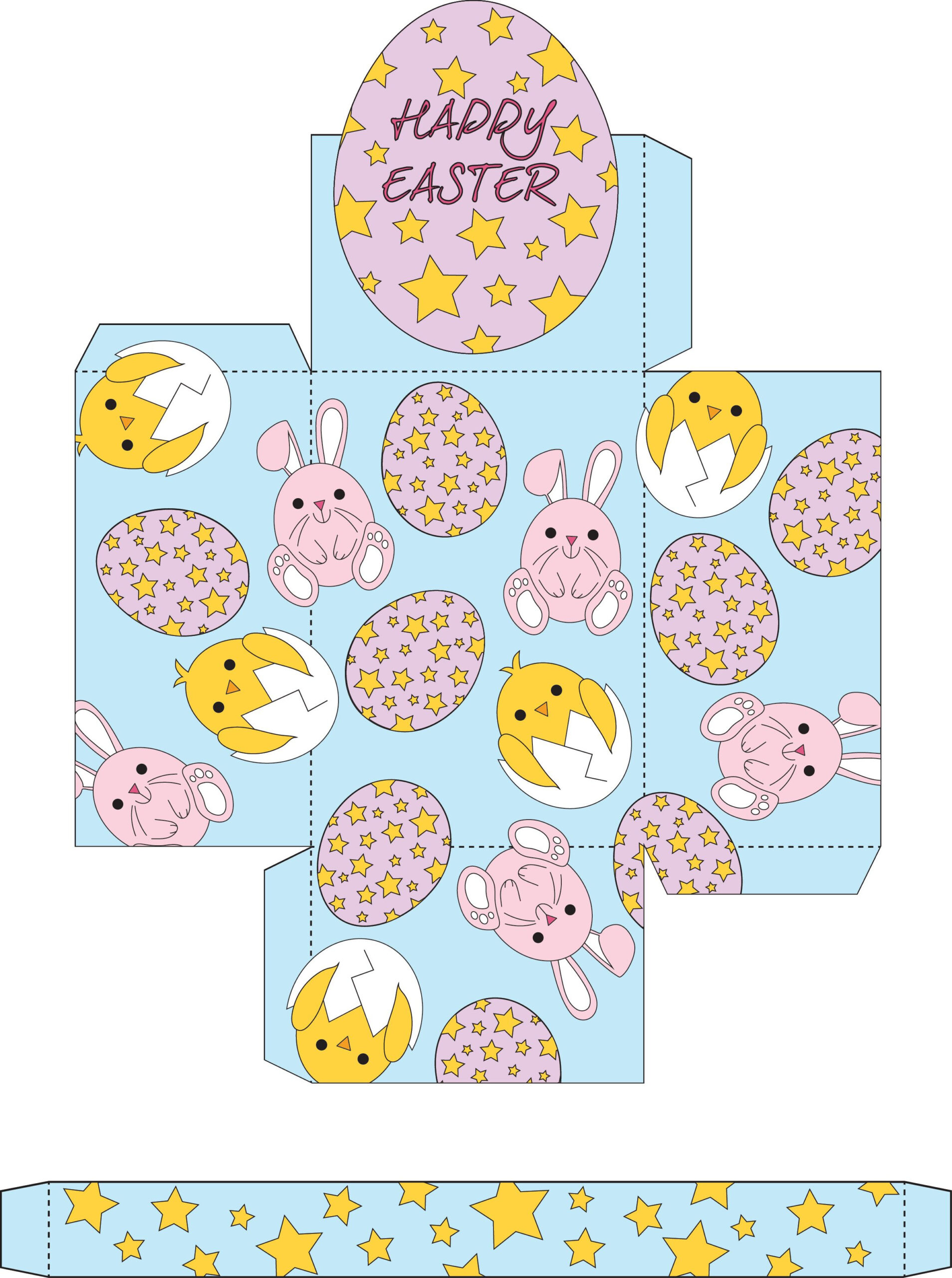 Free Easter Egg Basket Templates To Print And Make | Madeformums regarding Printable Easter Eggs Basket Templates