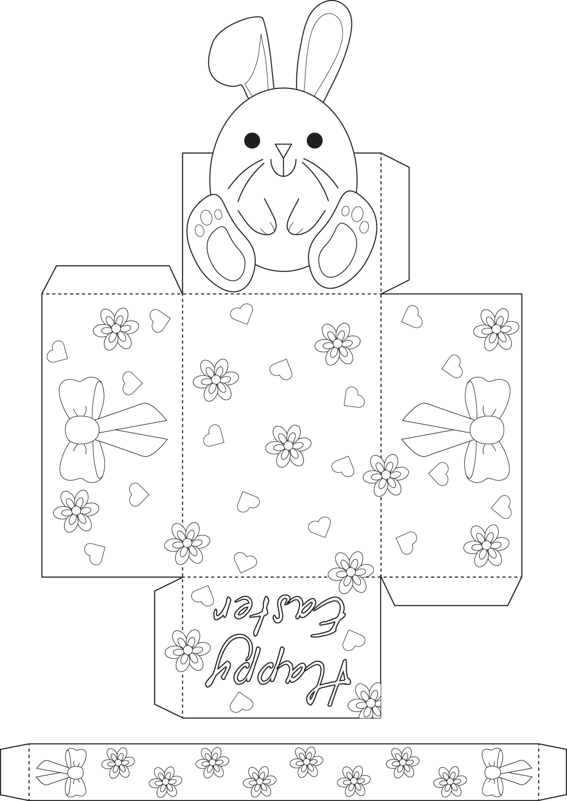 Free Easter Egg Basket Templates To Print And Make | Madeformums regarding Printable Easter Eggs Basket Templates