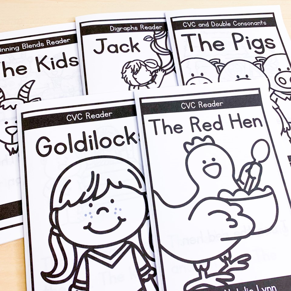 Free Fairytale And Fable Decodable Readers in Decodable Books For Kindergarten Printable
