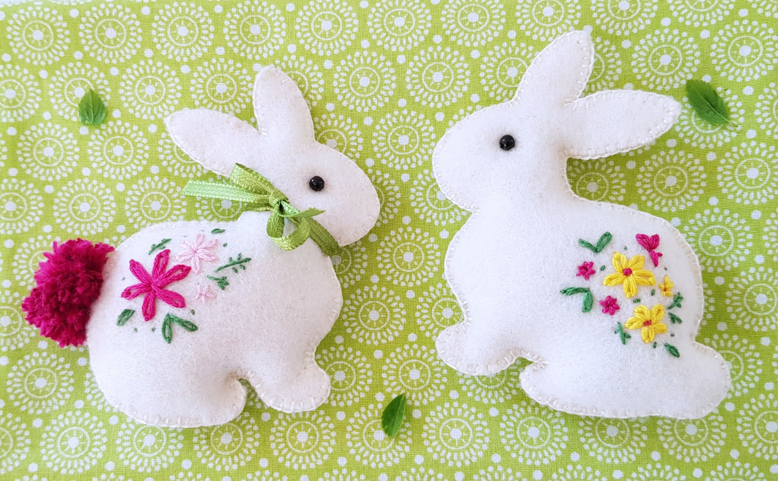 Free Felt Bunny Pattern For Hand-Sewing This Easter&amp;#039;S Decorations pertaining to Easter Bunny Patterns