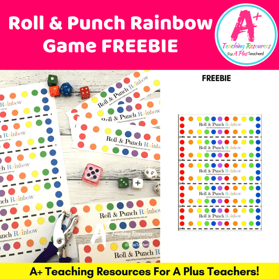 Free Hole Punch Game {Fine Motor Activity} A Plus Teaching Resources in Free Printable Hole Punch Worksheets