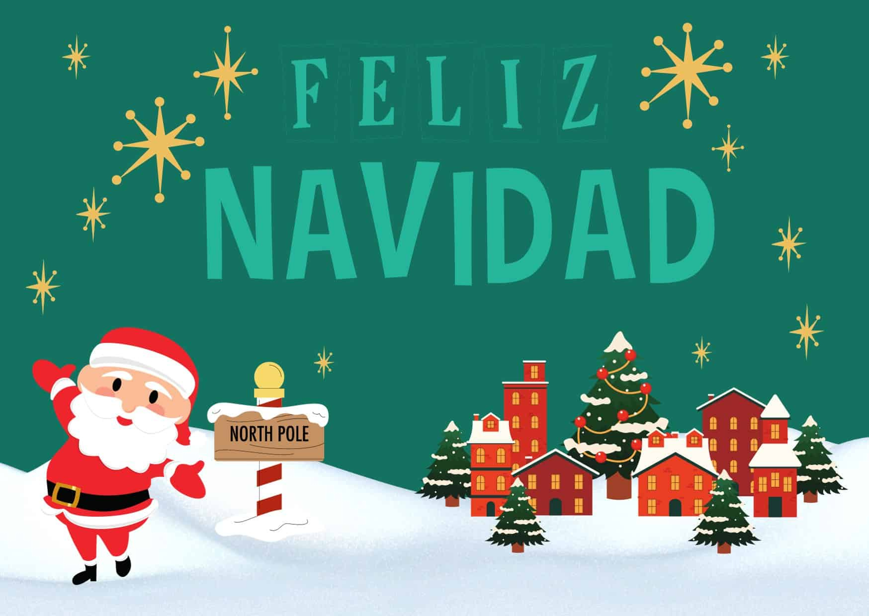 Spanish Christmas Cards Printable Free FREE Printable HQ