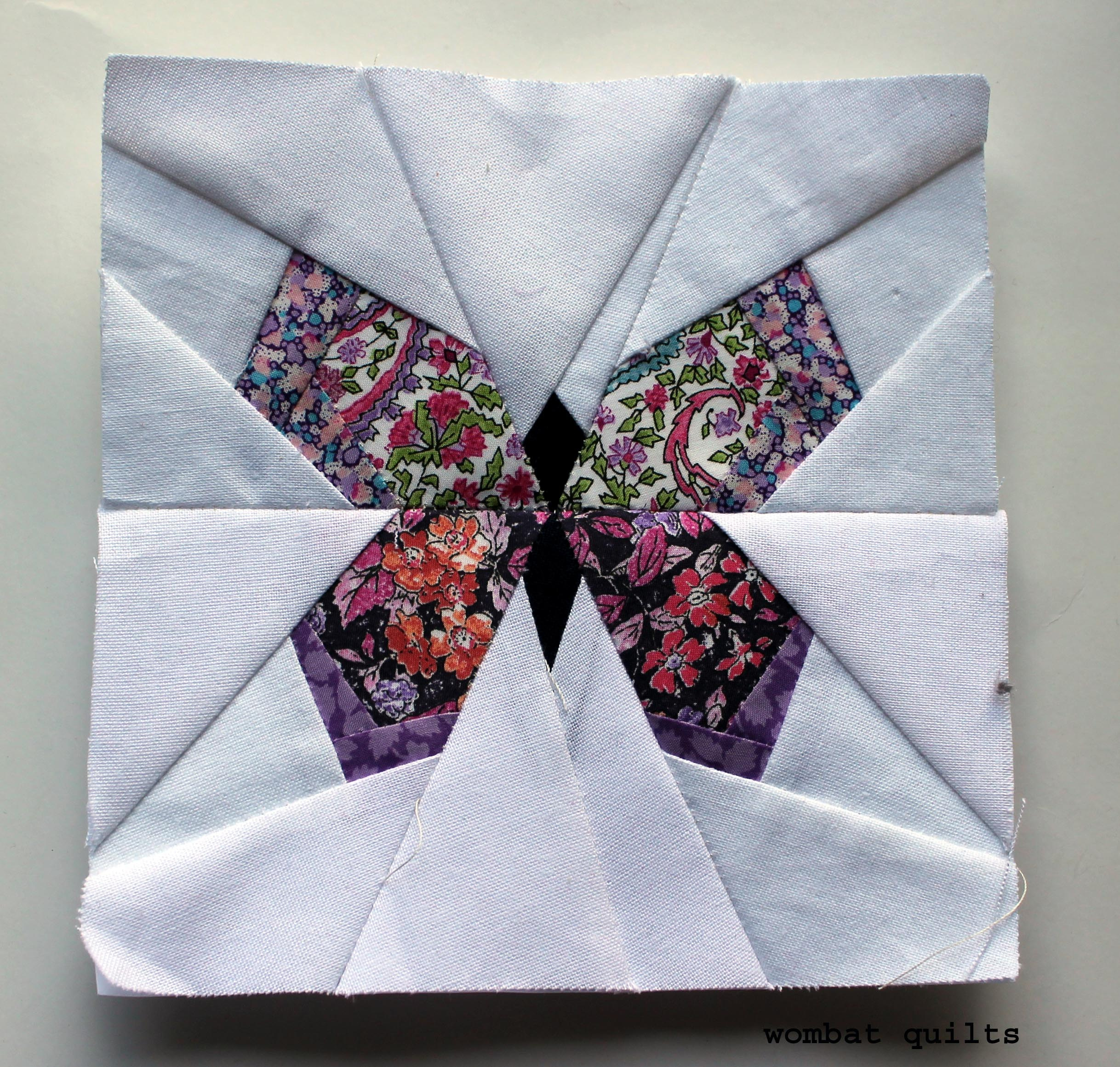 Free Paper Piecing Patterns | Wombat Quilts pertaining to English Paper Piecing Patterns Free Printable