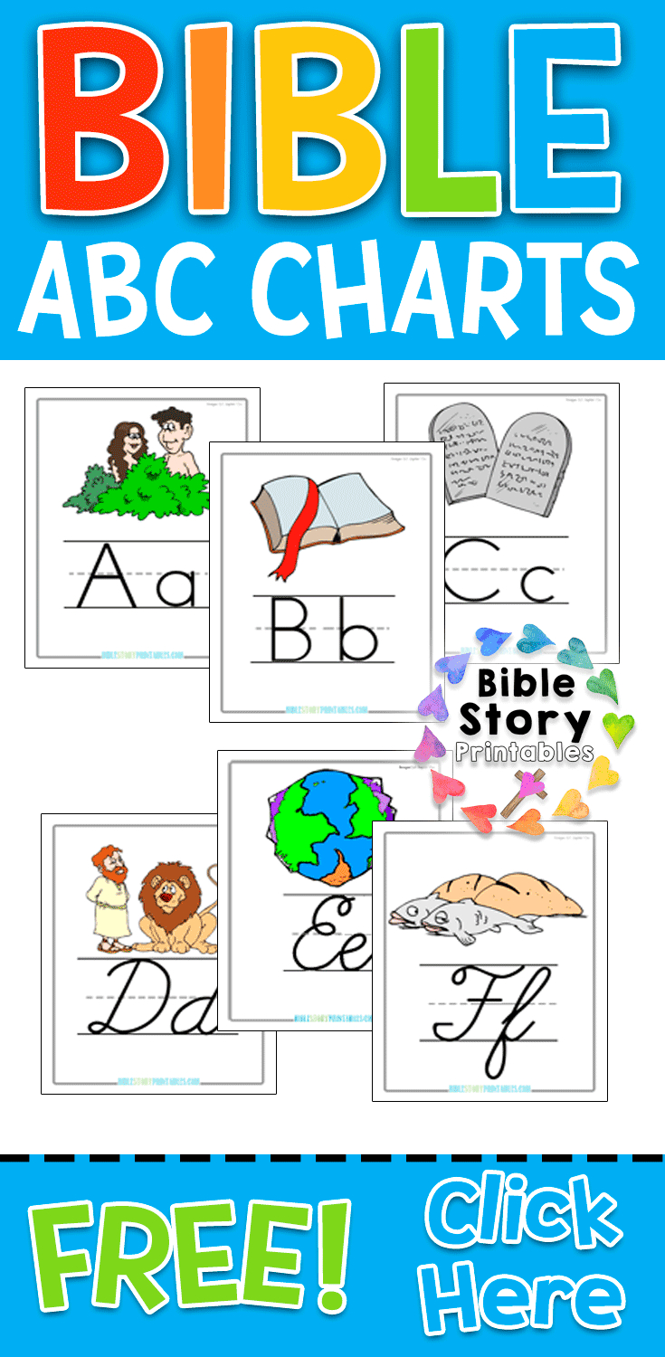 Free Printable Bible Alphabet Charts: Print &amp;amp; Cursive with regard to Bible Alphabet A To Z Printable