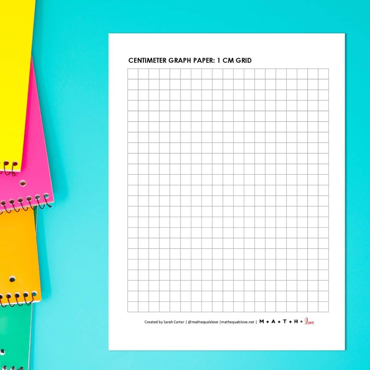 Free Printable Centimeter Graph Paper (1 Cm Grid) - Pdf with Printable One Centimeter Graph Paper