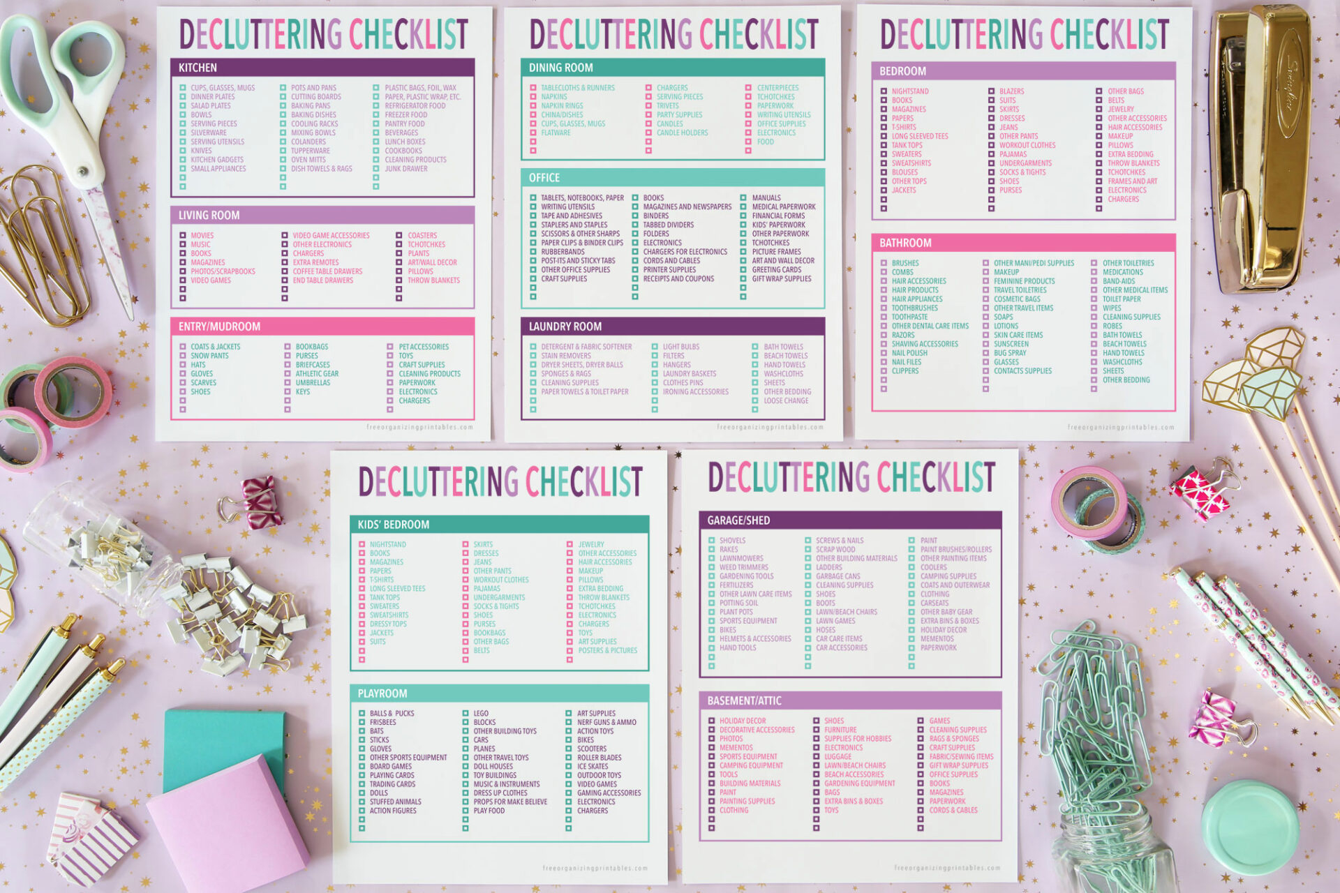 Free Printable Declutter Checklist | Free Organizing Printables intended for Free Printable Decluttering Checklist