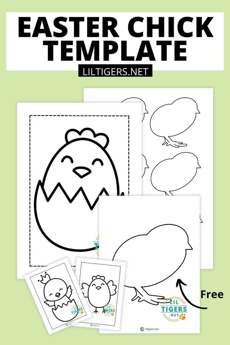 Free Printable Easter Chick Templates intended for Easter Chick Stencil
