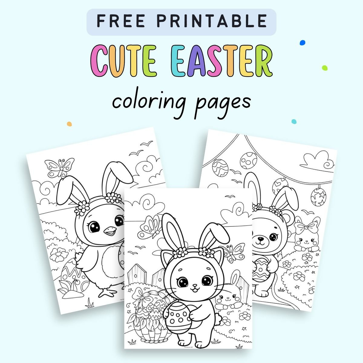 Free Printable Easter Coloring Pages For Kids - The Artisan Life for Free Printable Easter Coloring Pictures