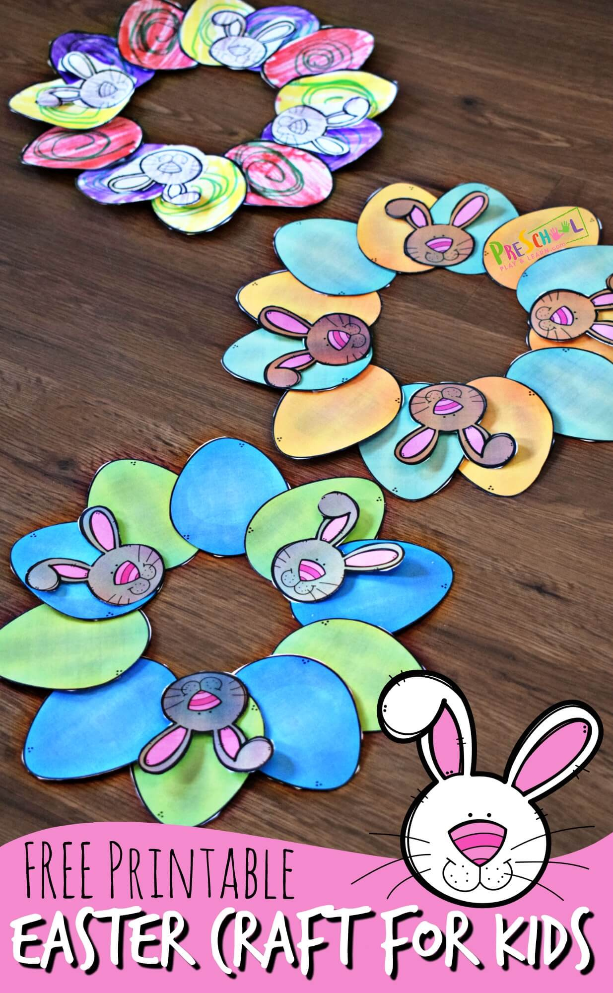 Free Printable Easter Crafts For Kids inside Free Printable Easter Crafts