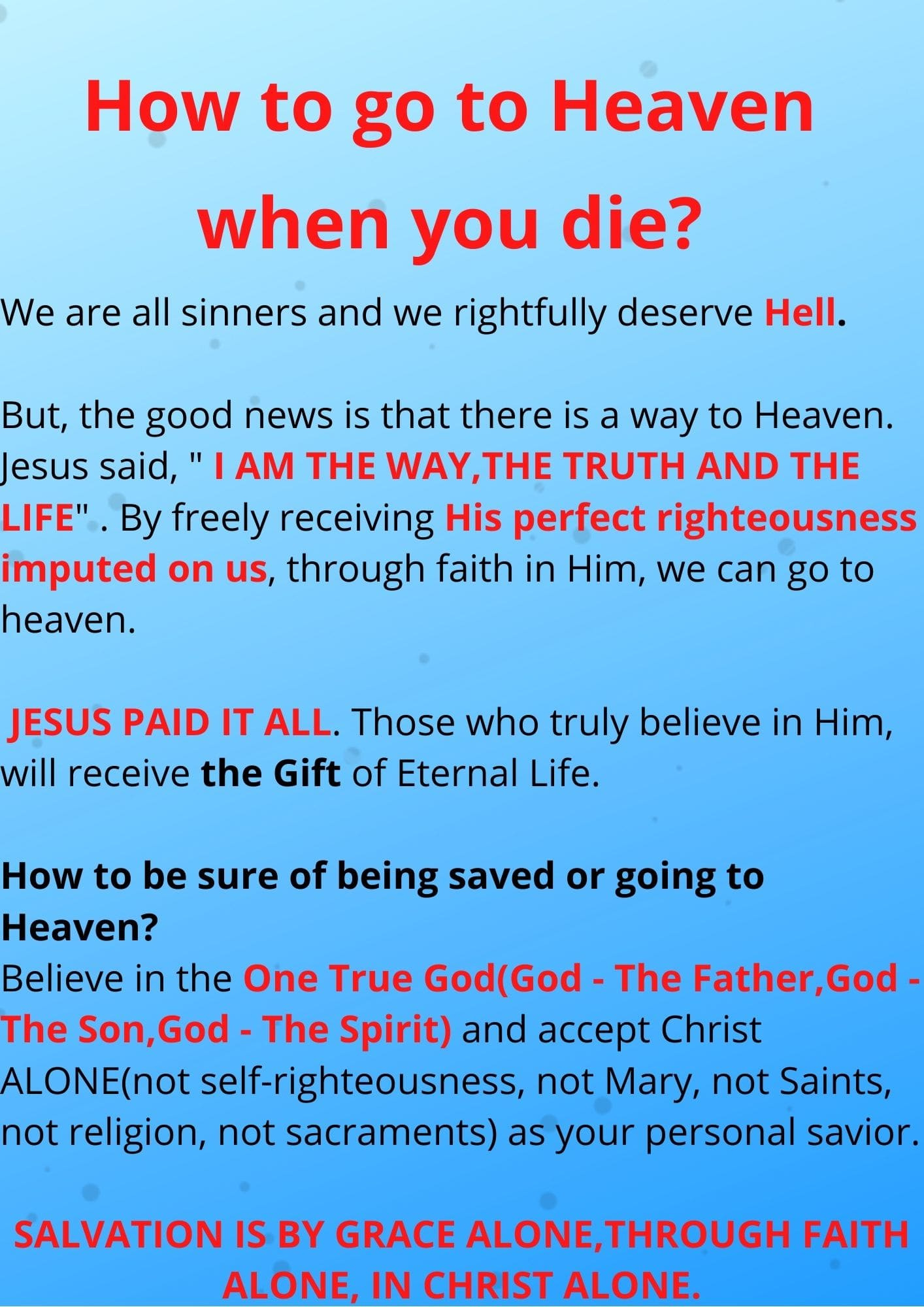 Free Printable Gospel Tracts in Free Printable Gospel Tracts