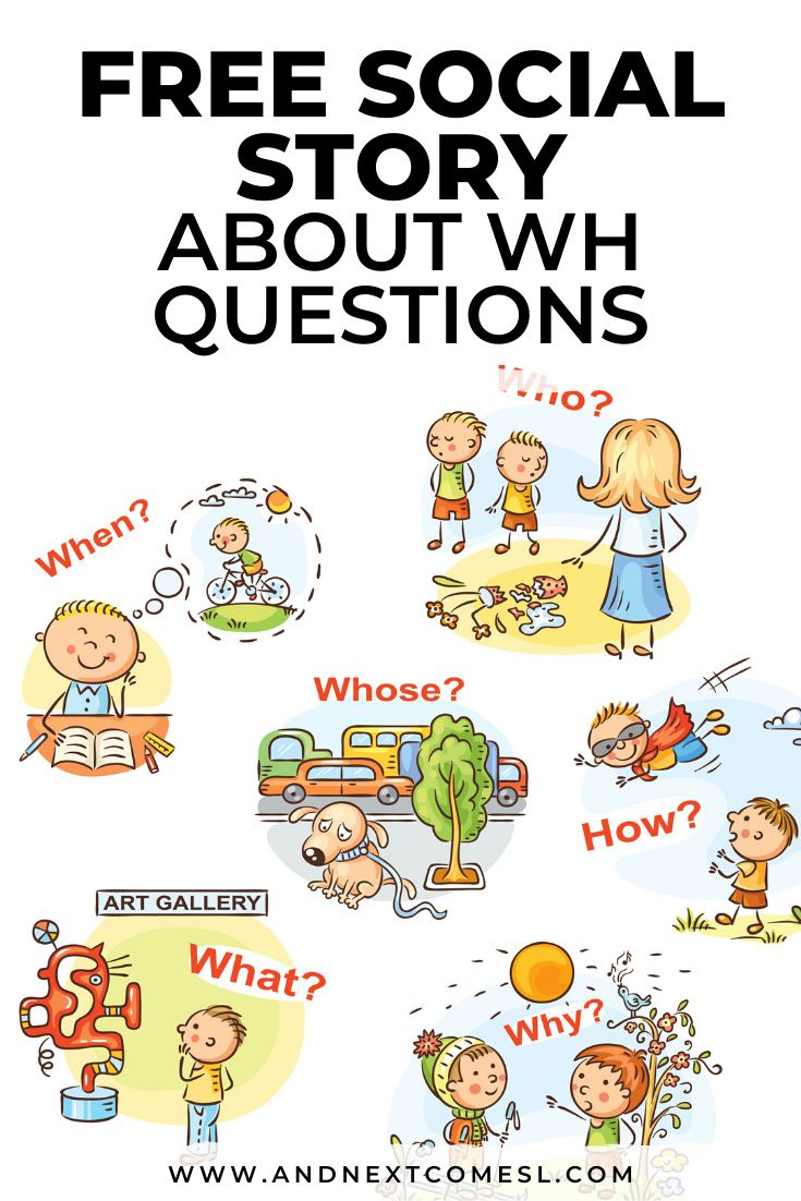 Free Printable Social Story For Teaching Wh Questions regarding Free Printable Wh Questions Worksheets