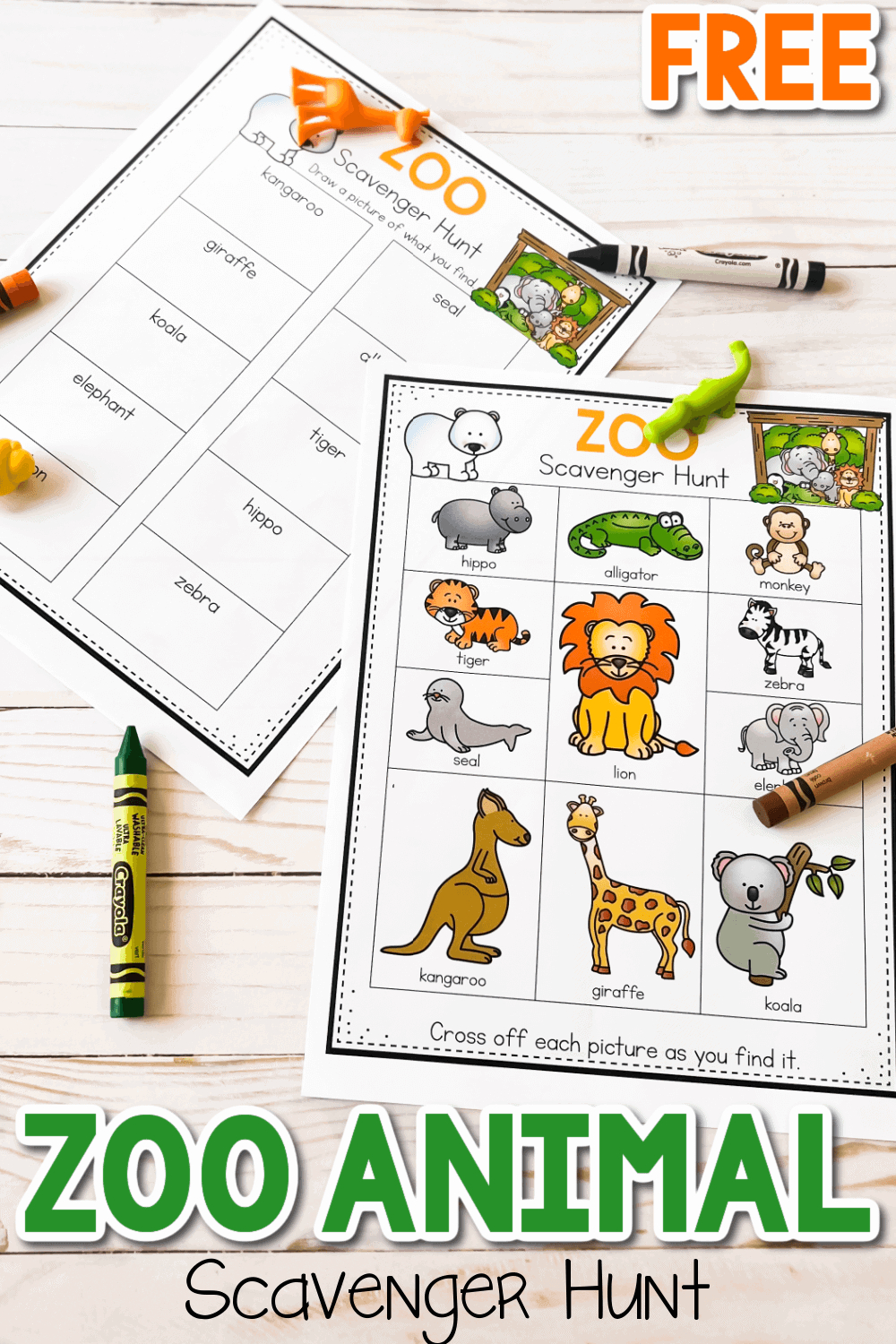 Free Printable Zoo Scavenger Hunt For Kids - Life Over C&amp;#039;S in Free Zoo Scavenger Hunt Printable