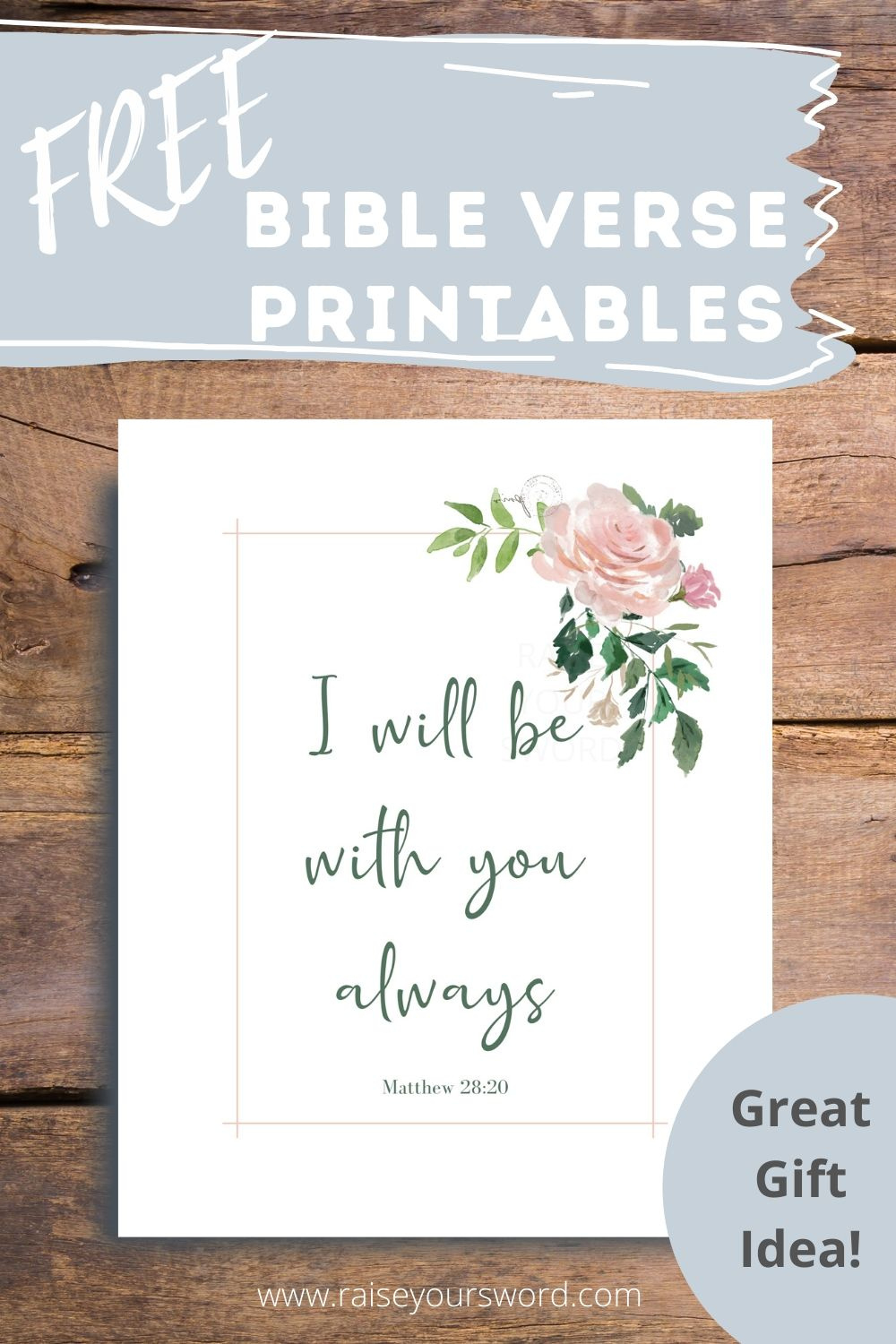 Free Printables - for Bible Verse Free Printables