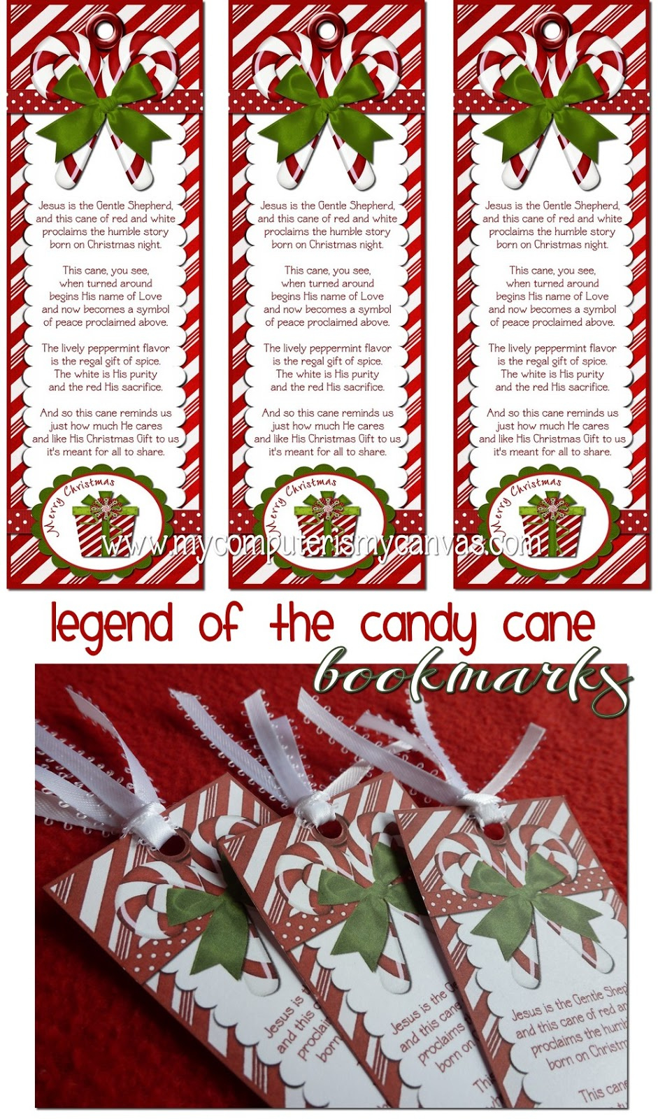 Freebie} Candy Cane Legend - My Computer Is My Canvas pertaining to Legend Of The Candy Cane Printable Tag