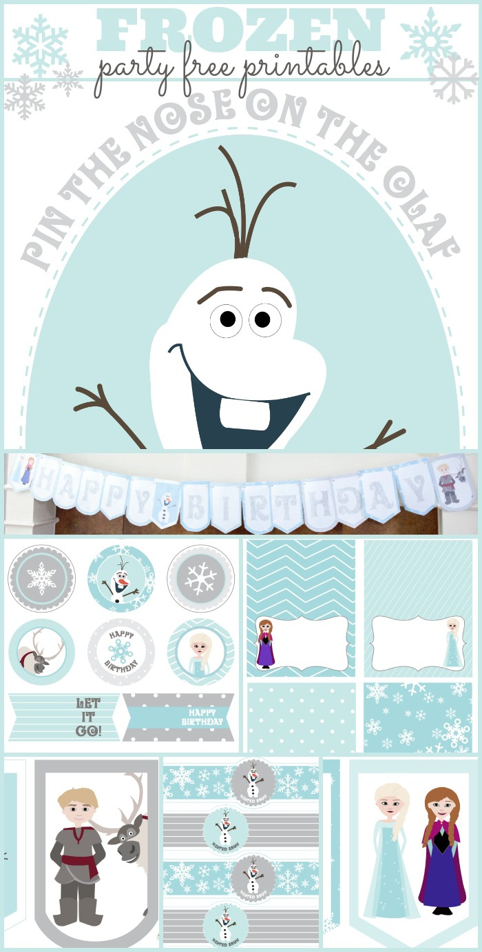 Frozen Birthday Party Printables - Capturing Joy With Kristen Duke in Frozen Birthday Free Printables