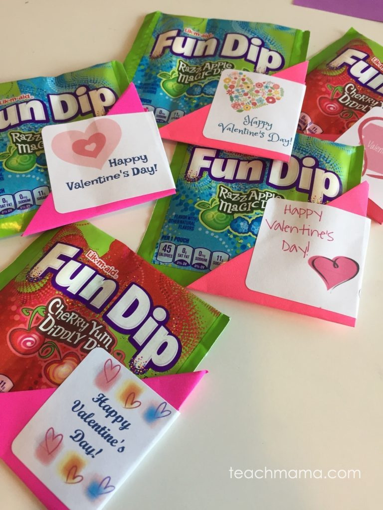 Fun Dip Valentine Printable FREE Printable HQ