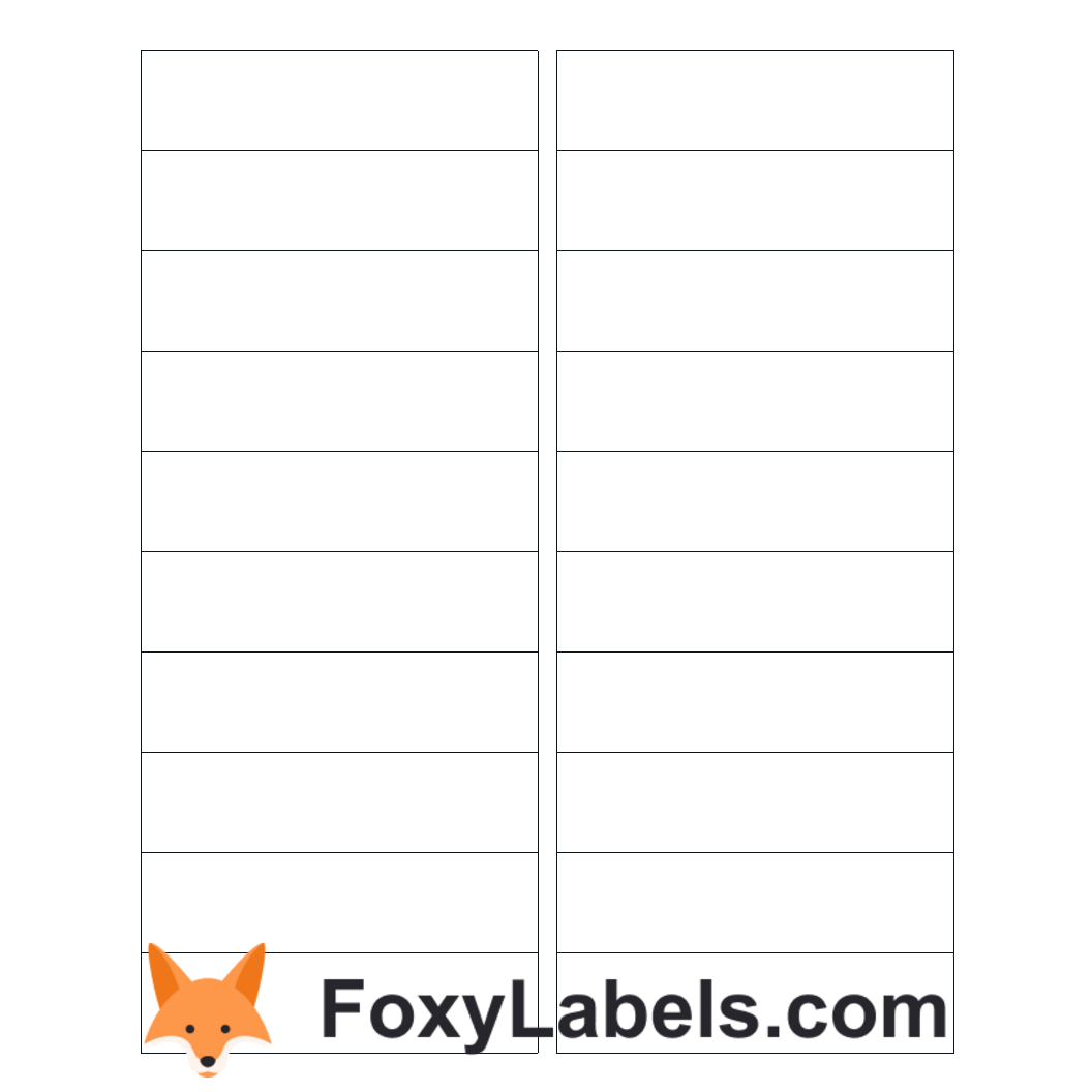 Google Docs Label Template Compatible With Avery® 5161 in Free Printable Labels Avery