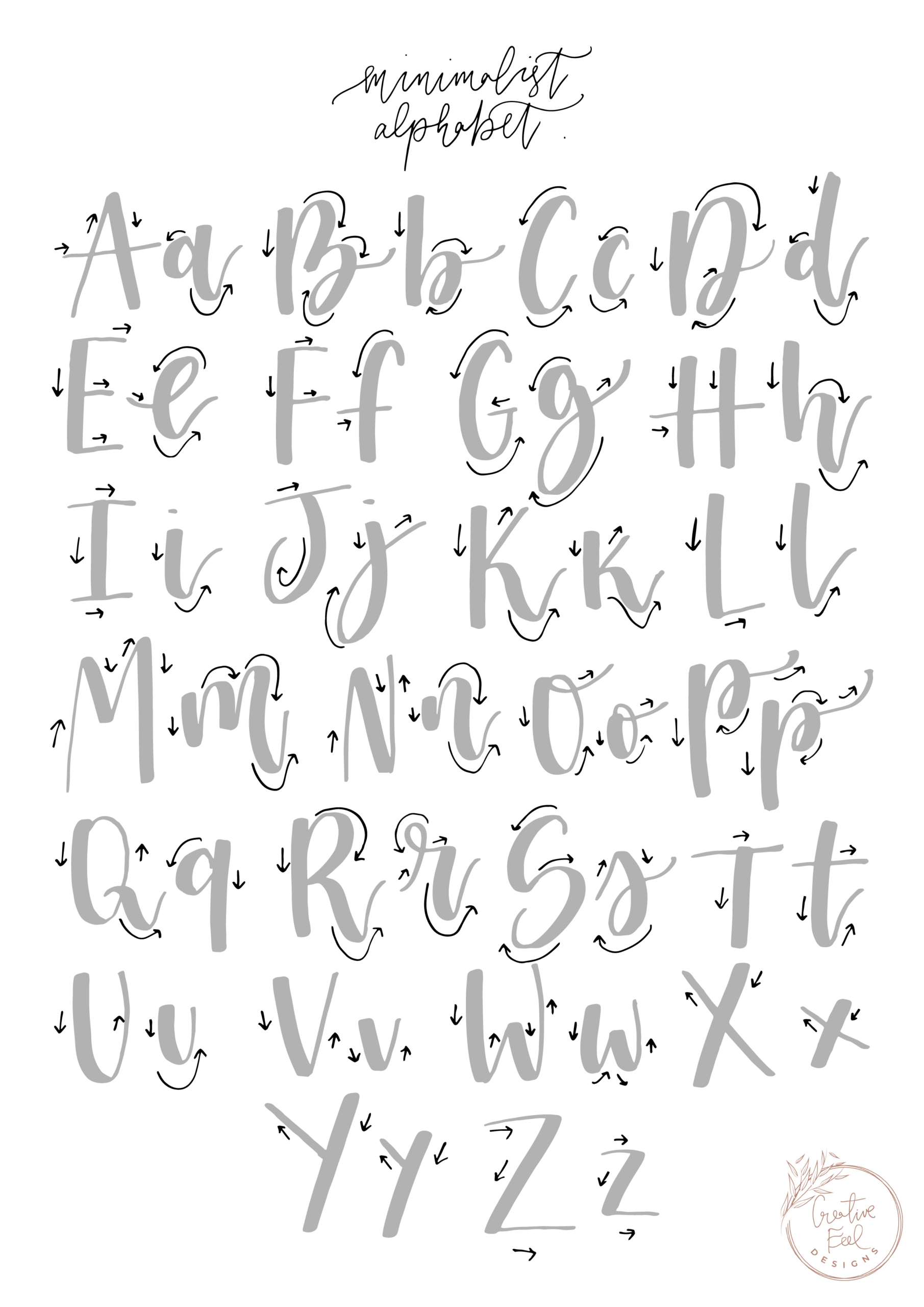 Hand Lettering Online Worksheets with regard to Free Printable Calligraphy Worksheets