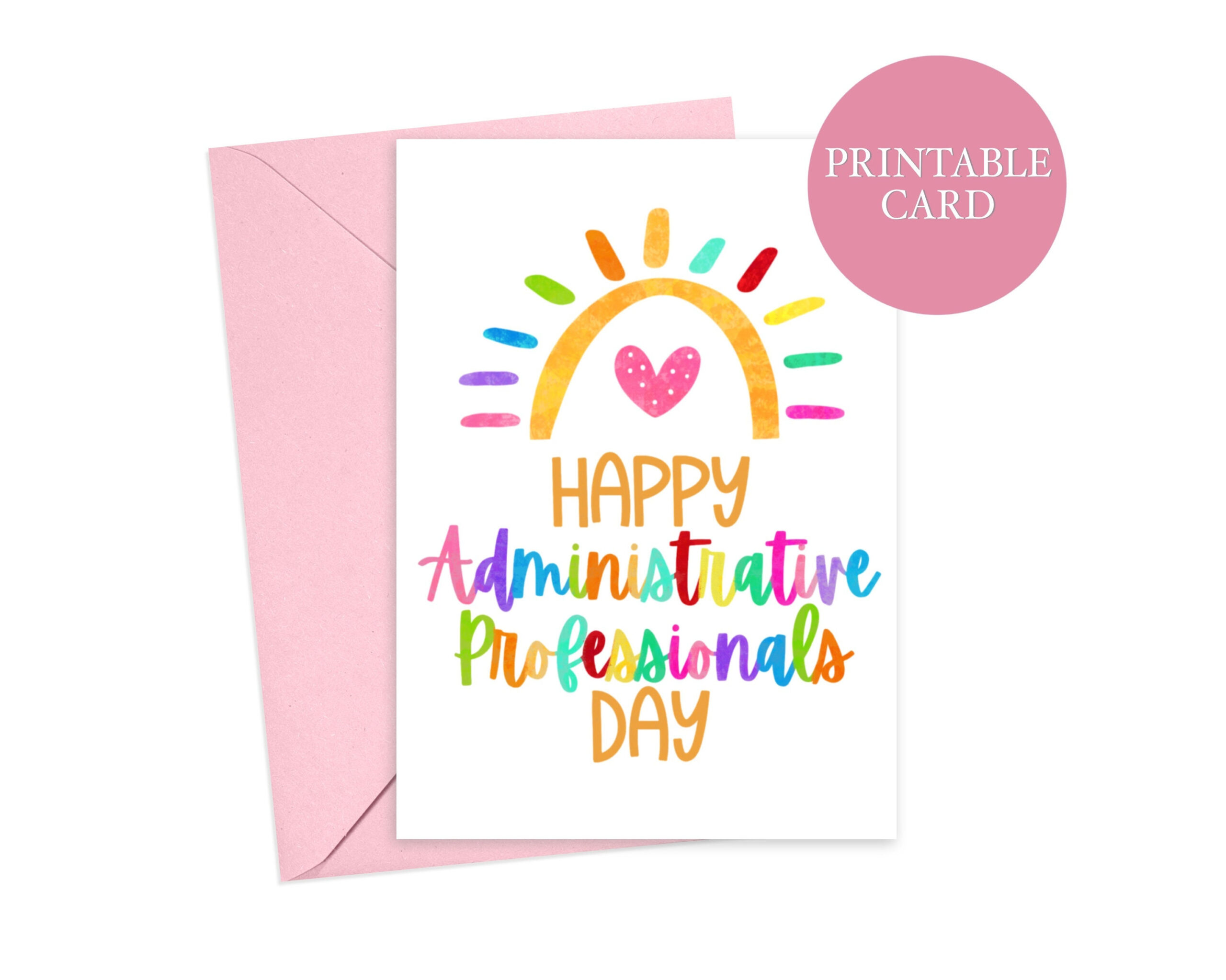 Happy Administrative Professionals Day Card | Admin Professionals throughout Free Printable Administrative Professionals Day Cards