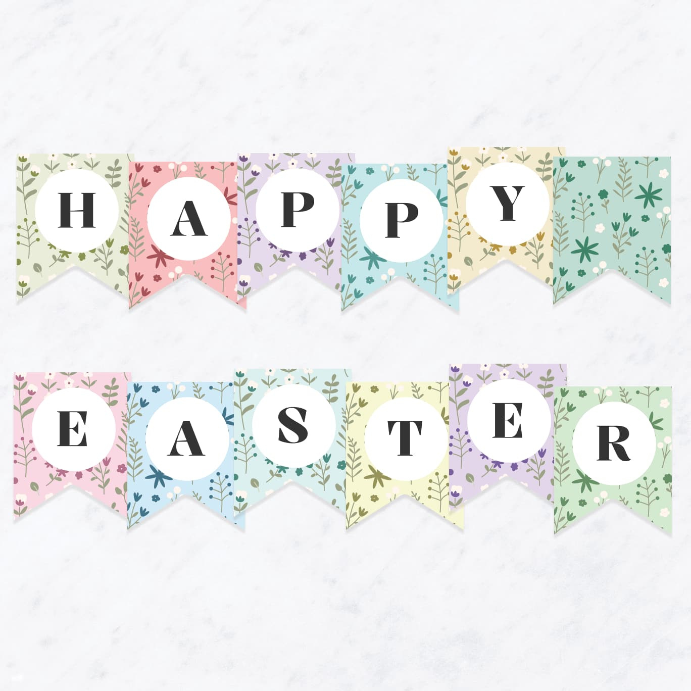 Happy Easter Banner, Free Printable! - Favorite Printables for Printable Happy Easter Signs