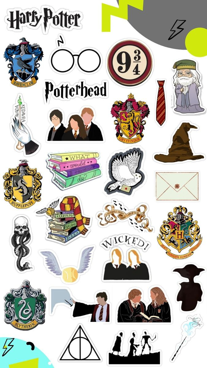 Harry Potter Printable Stickers regarding Printable Harry Potter Stickers