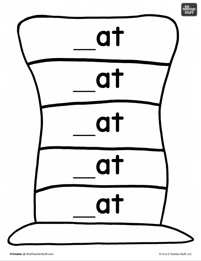 Hat Printables For Dr. Seuss, Cat In The Hat, Or Just Hats! | A To regarding Free Printable Dr Seuss Hat Template