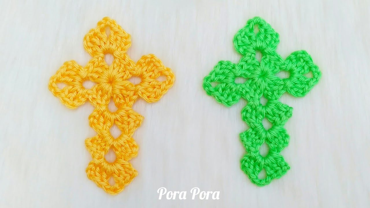 How To Crochet A Cross I Easter Crochet Cross Tutorial For Beginners within Crochet Easter Cross Pattern