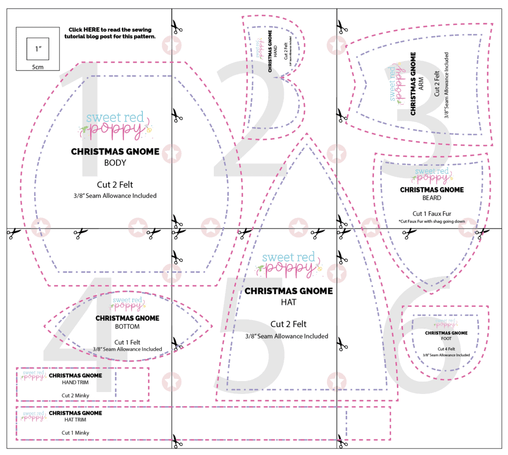 How To Make A Gnome | Diy Christmas Gnomes - Sweet Red Poppy pertaining to Free Printable Gnome Patterns