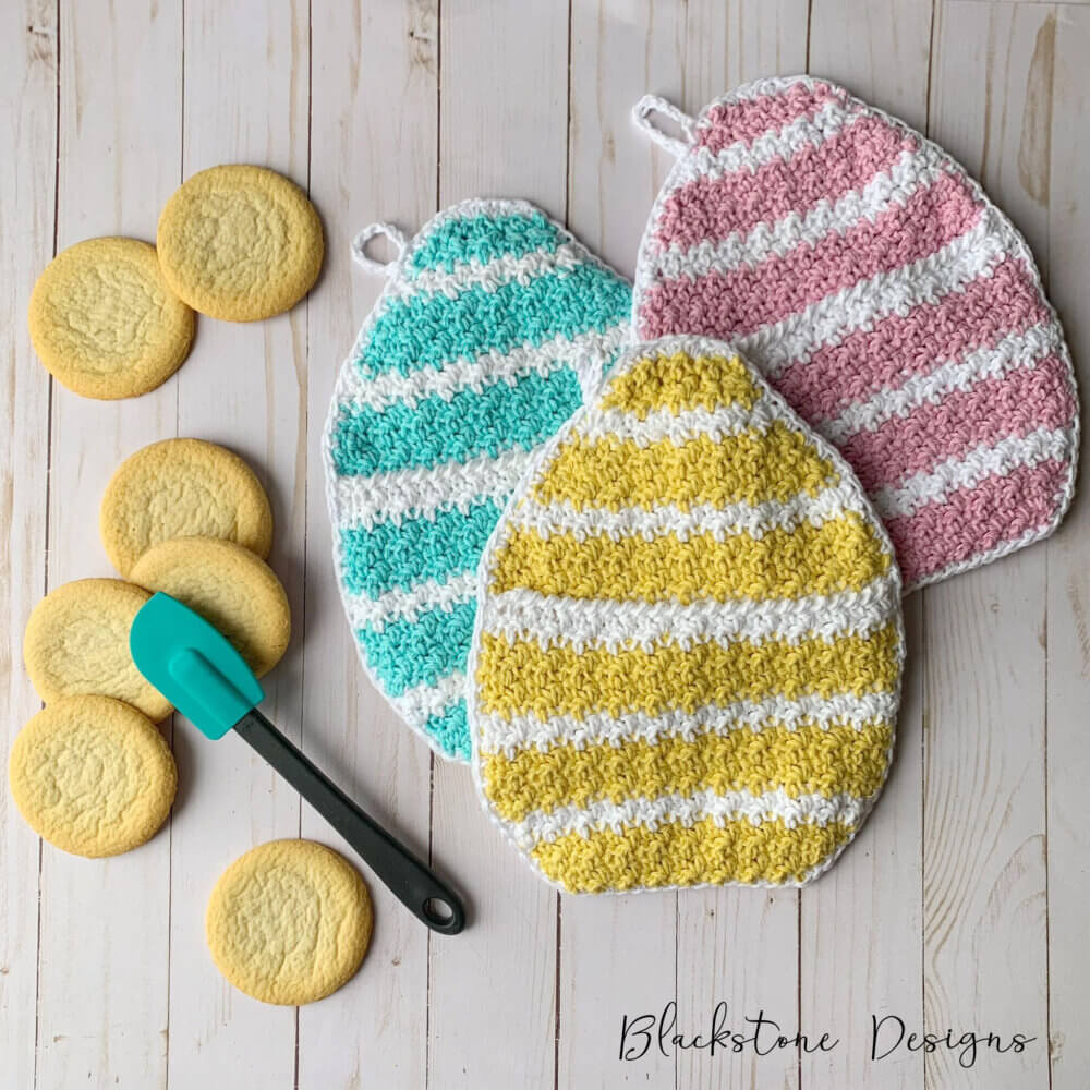 How To Make An Easter Egg Pot Holder - Free Crochet Pattern regarding Crochet Easter Egg Pot Holder Pattern