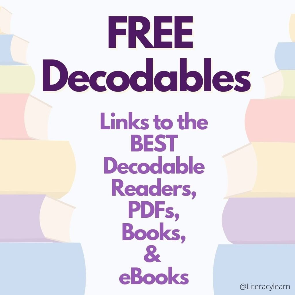 Hundreds Of Free Decodable Readers, Books, Pdfs, &amp;amp; Ebooks within Printable Decodable Readers Free