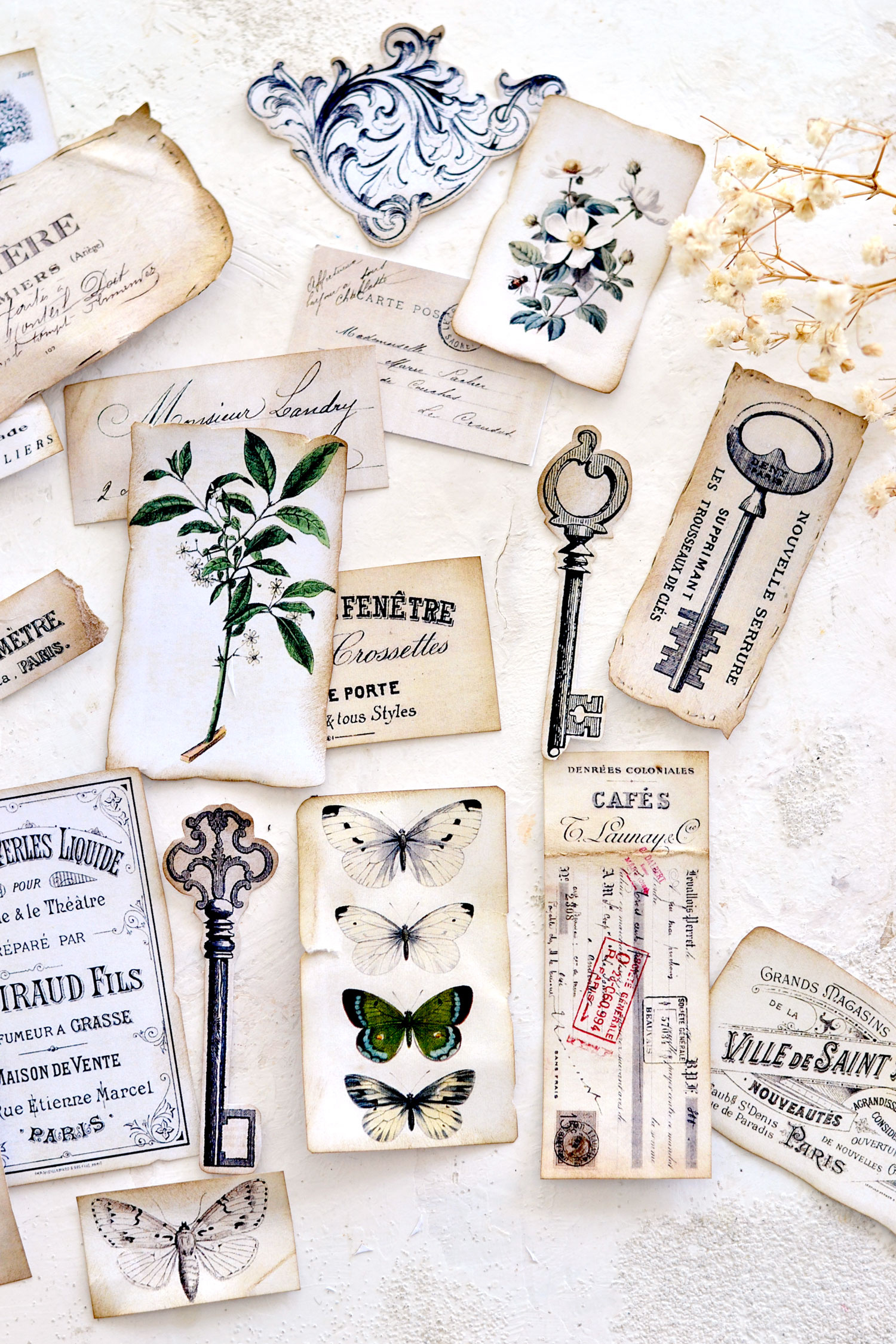 Junk Journal Pockets: (Free Printables!) - The Graphics Fairy with Antique Free Junk Journal Vintage Printables