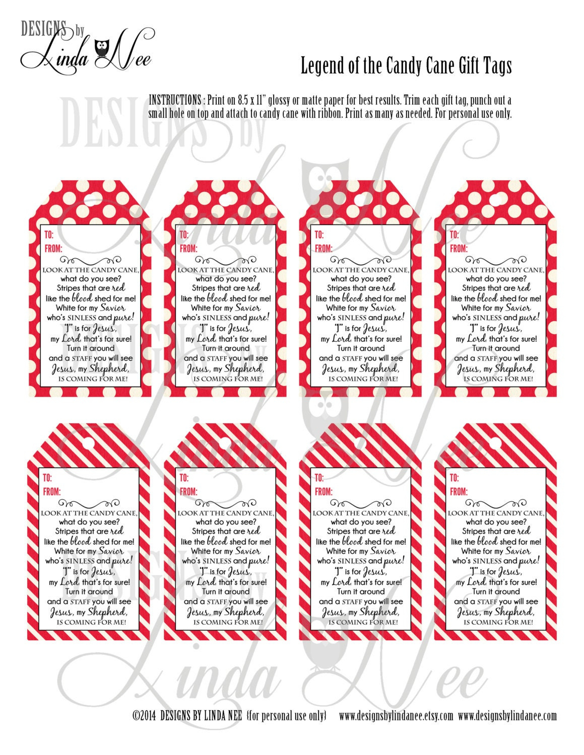 Legend Of The Candy Cane - Geschenkanhänger Karte Für Zeugnis Zu with regard to Legend of the Candy Cane Printable Tag