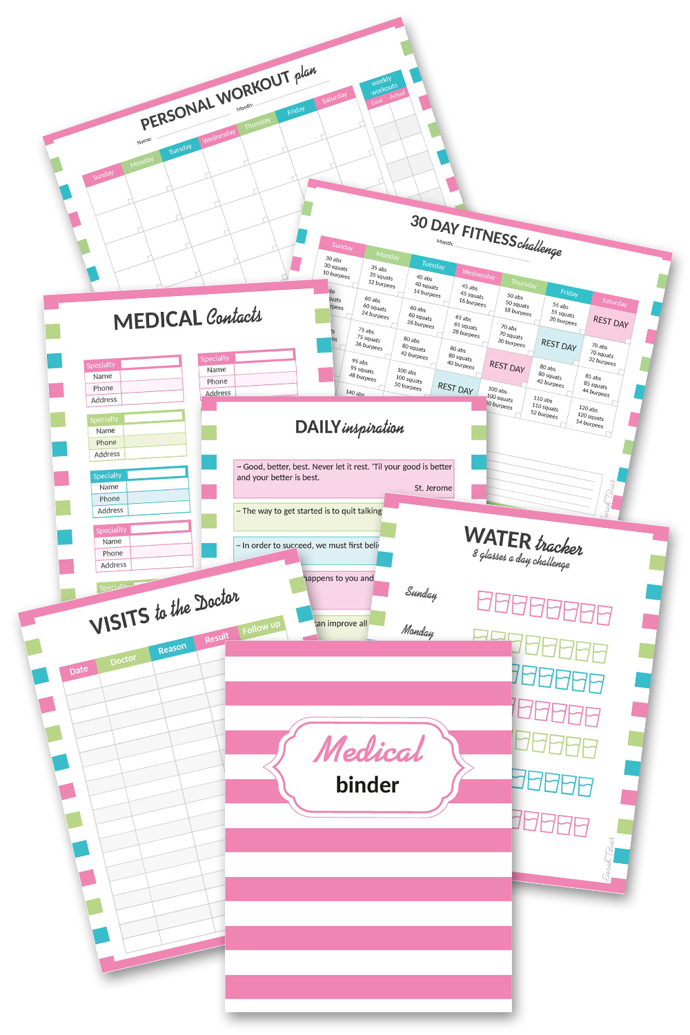 Medical Binder Printables - Sarah Titus regarding Free Printable Medical Binder Templates