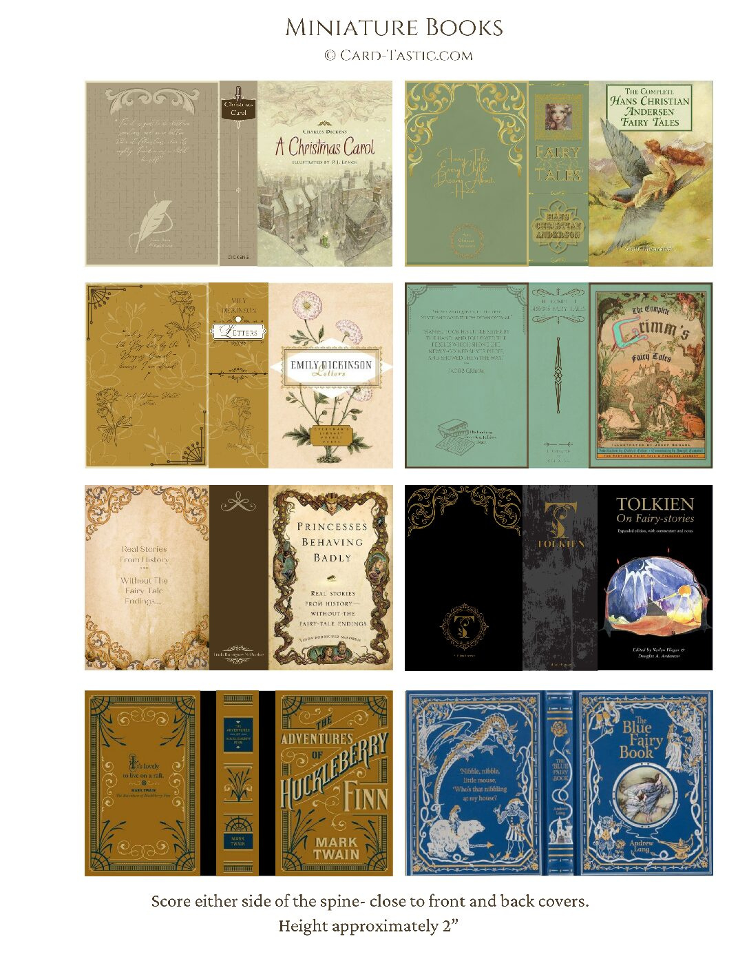 Miniature Book -📚 Printables – Card-Tastic regarding Free Printable Miniature Printable Books