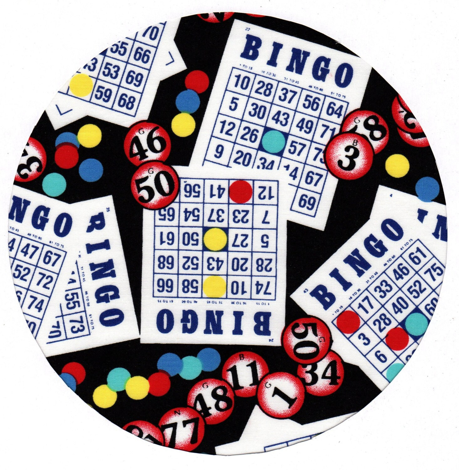 Mouse Pad Bingo Cards Fabric Covered Mousepad Mat - Etsy inside Foldable Bingo Card Mat