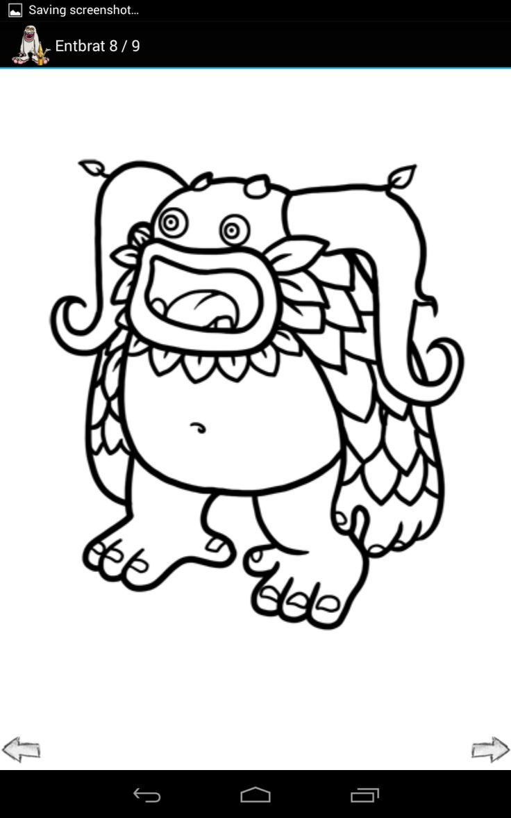 My Singing Monsters Coloring Pages Sketch Coloring Page regarding My Singing Monsters Printables