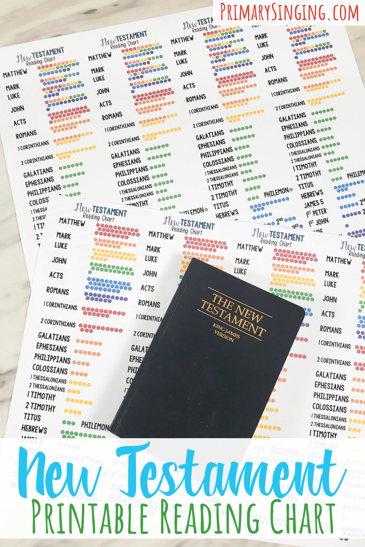 New Testament Reading Chart Bookmark Pdf - Primary Singing inside Free Printable New Testament Reading Chart