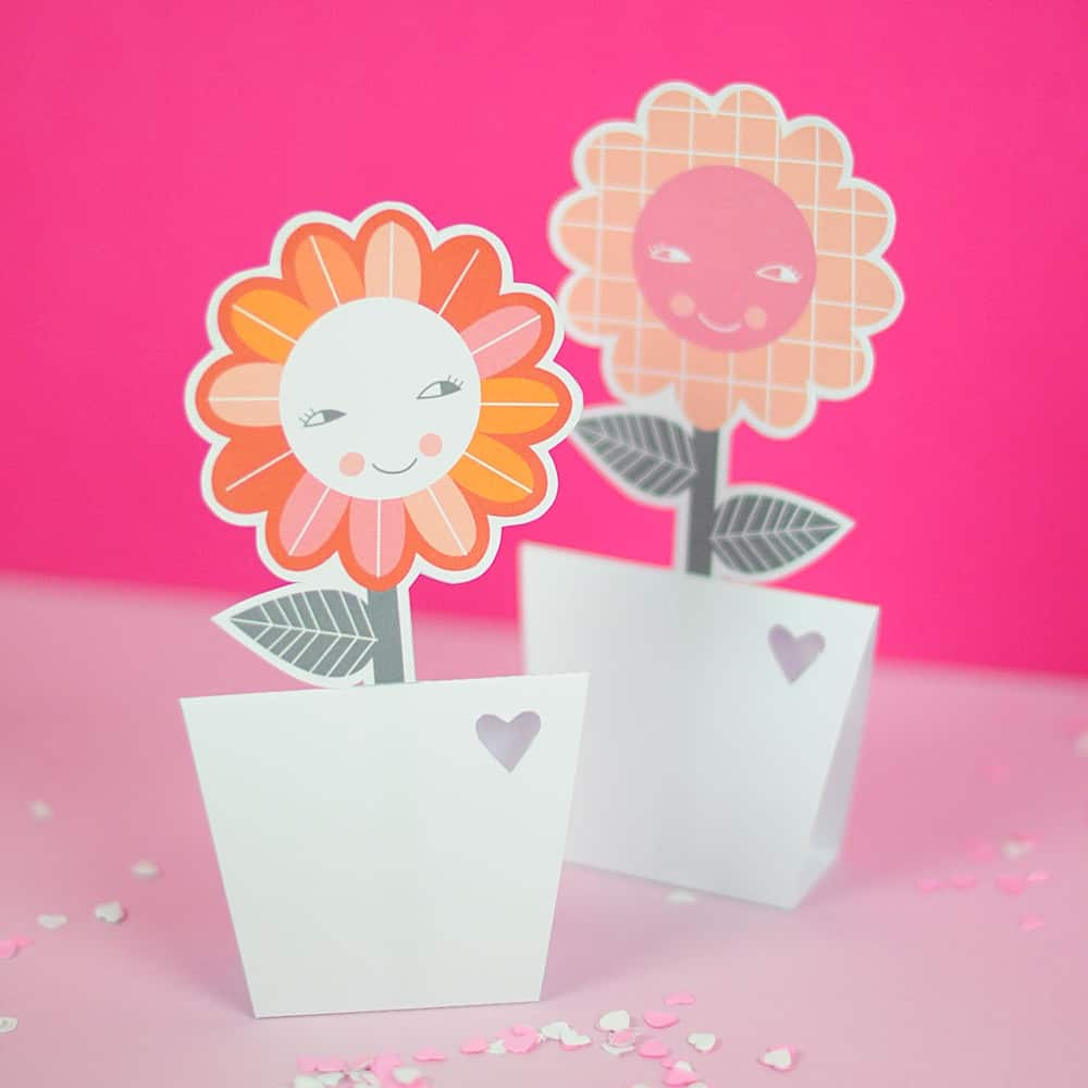 Paper Flower Vases With Free Printable - Hello, Wonderful within Free Printable Flower Vase Template